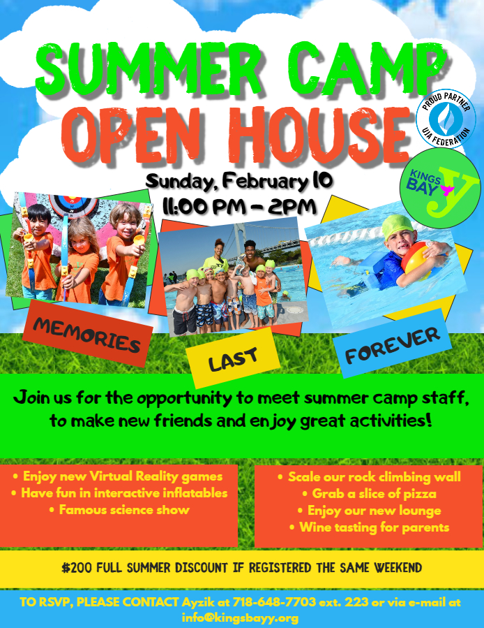 Summer Camp 2019 Open House - Kings Bay Y